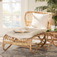 bali & pari Delara Modern Bohemian Natural Brown Rattan Chaise WHI-DC8029-Rattan-Chaise