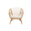 bali & pari Feya Modern Bohemian Natural Brown Antique Rattan Armchair WHI-DC8030-Rattan-CC