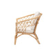 bali & pari Feya Modern Bohemian Natural Brown Antique Rattan Armchair WHI-DC8030-Rattan-CC