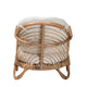 bali & pari Aliane Modern Bohemian Natural Brown Antique Rattan Armchair WHI-DC8041-Rattan-CC