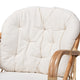 bali & pari Aliane Modern Bohemian Natural Brown Antique Rattan Armchair WHI-DC8041-Rattan-CC