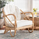 bali & pari Aliane Modern Bohemian Natural Brown Antique Rattan Armchair WHI-DC8041-Rattan-CC