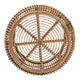bali & pari Aliane Modern Bohemian Natural Brown Antique Rattan Coffee Table WHI-DC8041-Rattan-CT