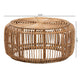 bali & pari Aliane Modern Bohemian Natural Brown Antique Rattan Coffee Table