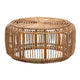 bali & pari Aliane Modern Bohemian Natural Brown Antique Rattan Coffee Table WHI-DC8041-Rattan-CT
