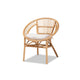 bali & pari Adrina Modern Bohemian Natural Brown Rattan Dining Chair WHI-DC810-Rattan-DC