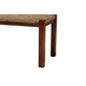 bali & pari Hermes Mid-Century Modern Transitional Natural Seagrass and Mahogany Wood Bench WHI-DC9052-Wood-Bench