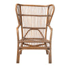 bali & pari Lamaria Modern Bohmenian Natural Brown Antique Rattan Armchair WHI-DC9099-Rattan-CC