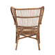 bali & pari Lamaria Modern Bohmenian Natural Brown Antique Rattan Armchair WHI-DC9099-Rattan-CC