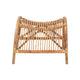 bali & pari Lamaria Modern Bohmenian Natural Brown Antique Rattan Footstool WHI-DC9099-Rattan-Footstool