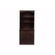Baxton Studio Agni Modern and Contemporary Dark Brown Buffet and Hutch Kitchen Cabinet