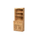 Baxton Studio Agni Modern and Contemporary Oak Brown Finished Wood Buffet and Hutch Kitchen Cabinet