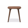 Baxton Studio Dahlia Mid-Century Modern Walnut Wood End Table WHI-Dahlia-Walnut-ET