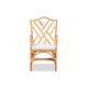 bali & pari Delta Modern and Contemporary Natural Finished Rattan Dining Chair WHI-Delta-Natural-DC