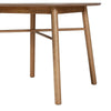 Baxton Studio Denmark Mid-Century Modern French Oak Brown Finished Rubberwood Dining Table WHI-Denmark-French-Oak-DT