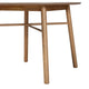 Baxton Studio Denmark Mid-Century Modern French Oak Brown Finished Rubberwood Dining Table WHI-Denmark-French-Oak-DT