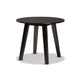 Baxton Studio Derya Modern Transitional Grey Fabric Upholstered and Dark Brown Finished Wood 5-Piece Dining Set