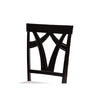 Baxton Studio Derya Modern Transitional Grey Fabric Upholstered and Dark Brown Finished Wood 5-Piece Dining Set