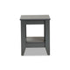 Baxton Studio Audra Modern and Contemporary Grey Finished Wood Living Room End Table WHI-ET8000-Grey-ET