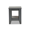 Baxton Studio Audra Modern and Contemporary Grey Finished Wood Living Room End Table WHI-ET8000-Grey-ET