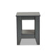 Baxton Studio Audra Modern and Contemporary Grey Finished Wood Living Room End Table WHI-ET8000-Grey-ET