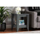 Baxton Studio Audra Modern and Contemporary Grey Finished Wood Living Room End Table