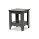 Baxton Studio Audra Modern and Contemporary Grey Finished Wood Living Room End Table WHI-ET8000-Grey-ET