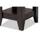 Baxton Studio Audra Modern and Contemporary Dark Brown Finished Wood End Table WHI-ET8000-Wenge-ET