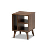 Baxton Studio Sami Mid-Century Modern Walnut Finished Wood End Table WHI-ET8001-Columbia-Walnut-ET