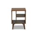 Baxton Studio Sami Mid-Century Modern Walnut Finished Wood End Table WHI-ET8001-Columbia-Walnut-ET
