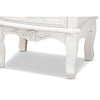 Baxton Studio Gabrielle Traditional French Country Provincial White-Finished 3-Drawer Wood End Table WHI-ETASW-04-White-ET