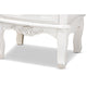 Baxton Studio Gabrielle Traditional French Country Provincial White-Finished 3-Drawer Wood End Table WHI-ETASW-04-White-ET
