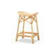 bali & pari Elgon Modern Bohemian Natural Brown Rattan Counter Stool WHI-Elgon-Rattan-CS