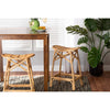bali & pari Elgon Modern Bohemian Natural Brown Rattan Counter Stool WHI-Elgon-Rattan-CS