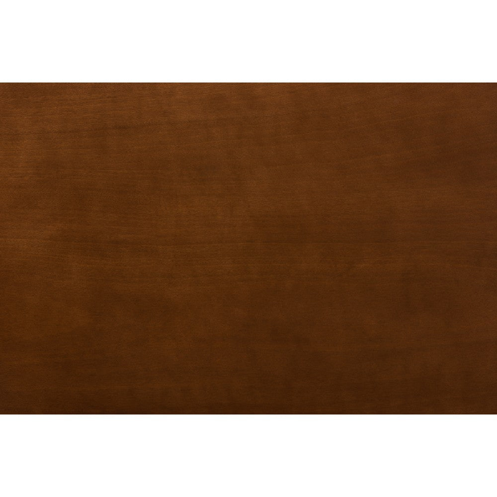 Baxton Studio Erion Modern and Contemporary Walnut Brown Finished Wood 7-Piece Dining Set