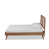 Baxton Studio Eris Mid-Century Modern Walnut Brown Finished Wood Twin Size Platform Bed WHI-Eris-Ash-Walnut-Twin