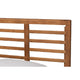Baxton Studio Eris Mid-Century Modern Walnut Brown Finished Wood Twin Size Platform Bed WHI-Eris-Ash-Walnut-Twin