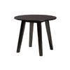 Baxton Studio Louisa Modern Beige Fabric and Dark Brown Finished Wood 5-Piece Dining Set WHI-Evie-Sand-Dark-Brown-5PC-Dining-Set