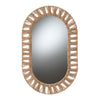 bali & pari Geona Modern Bohemian Metal and Natural Brown Seagrass Accent Wall Mirror WHI-F232-FT28-Jute-Mirror