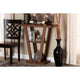 Baxton Studio Boone Modern and Contemporary Walnut Brown Finished Wood Console Table WHI-FP-01-Walnut-Console