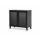 Baxton Studio Coolidge Espresso Shoe-Storage Cabinet WHI-FP-01LV-Espresso