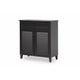 Baxton Studio Calvin Espresso Shoe-Storage Cabinet WHI-FP-02LV-Espresso
