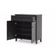 Baxton Studio Calvin Espresso Shoe-Storage Cabinet