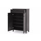 Baxton Studio Harding Espresso Shoe-Storage Cabinet