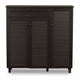 Baxton Studio Pocillo Wood Shoe Storage Cabinet