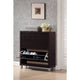 Baxton Studio Simms Dark Brown Modern Shoe Cabinet