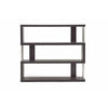 Baxton Studio Barnes Dark Brown Three-Shelf Modern Bookcase