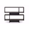 Baxton Studio Cassidy 4-Level Dark Brown Modern Bookshelf WHI-FP-4DS-Shelf