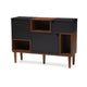 Baxton Studio Anderson Mid-century Retro Modern Oak and Espresso Wood Sideboard Storage Cabinet WHI-FP-6794-Oak-Espresso