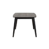Baxton Studio Flora Mid-Century Modern Black Finished Wood Dining Table WHI-Flora-Black-DT